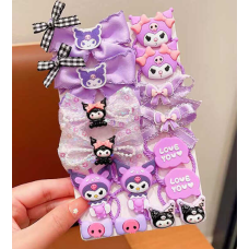 Резинки для волосся C 71052 (500) герой, 12 штук, в пакеті