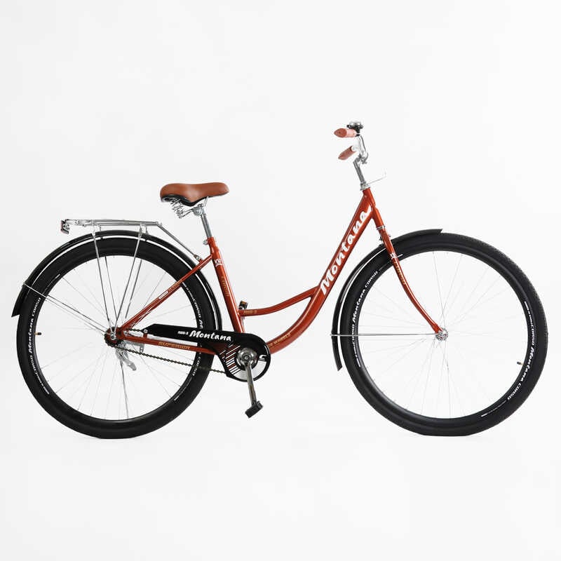 Велосипед міський Corso «Montana» 28`` MT-28366 (1) одношвидкісний, сталева рама 20``, багажник