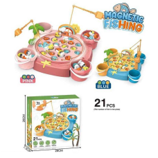 Риболовля 2305 (36) 2 кольори, 21 елемент, магнітна, 2 вудки, 4 відерця, в коробці