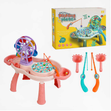 Риболовля 364 (18) магнітна, ставок з рибками, 2 вудки, колесо огляду, кошики, черпак, сито, наліпки, в коробці