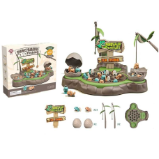 Риболовля BQ 819 B (36) звук, платформа обертається по колу, 2 вудки, 21 динозаврик, в коробці