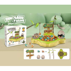 Риболовля BQ 819 D (36/2) динозаври на магнітах, 2 вудки, наліпки, мелодія, в коробці