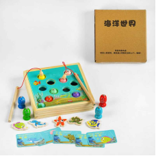 Риболовля C 61747 (36) магнітна, 12 магнітів, 10 рибок, 2 вудки, в коробці