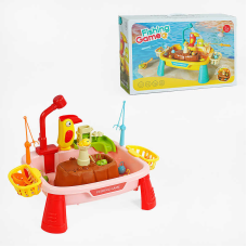 Риболовля L 666-79 A (12) автоматичний млинок, електричний цикл води, 2 вудки, черпак, кошики, в коробці