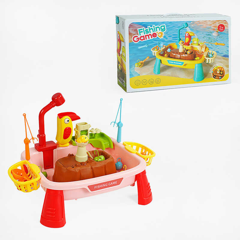 Риболовля L 666-79 A (12) автоматичний млинок, електричний цикл води, 2 вудки, черпак, кошики, в коробці Риболовля L 666-79 A (12) автоматичний млинок, електричний цикл води, 2 вудки, черпак, кошики, в коробці