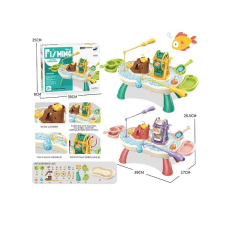 Риболовля QY 9995 (36) 2 кольори, платформа трансформується в столик, циркуляція води, механічне колесо, рибки з гачками, вудки, аксесуари, в коробці