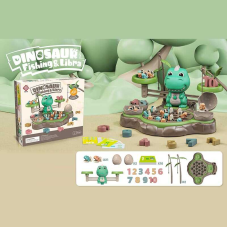 Риболовля і ваги BQ 819 A (18) цифри, динозаври на магнітах, 2 вудки, картки з завданнями, мелодія, в коробці