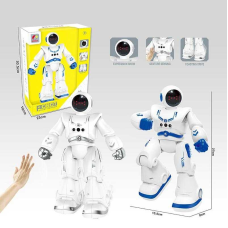 Робот на радіокеруванні CX 68 (24) 2 кольори, розмір - 15.5х9х27, вбудований акумулятор, пульт,  USB - кабель, сенсорний датчик руху, англійська мова, мелодії, пісні, звуки, історії, танцює, ковзає, крокує, підсвічування, програмування, в коробці