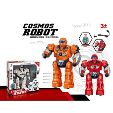 Робот на радіокеруванні ZR 2106 (24/2) 2 кольори, мелодії, озвучені репліки англ. мовою, підсвічування, в коробці