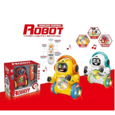 Робот на радіокеруванні ZR 2108 (36/2) 3 кольори, пісні, мелодії, звуки, підсвічування, в коробці, ВИДАЄТЬСЯ ТІЛЬКИ МІКС ВИДІВ
