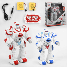 Робот на радіокеруванні 6030 (12/2) 2 кольори, 20 функцій, 2 акумулятора 3.6 V, світло, звук, сенсорне керування, англійське озвучення, в коробці