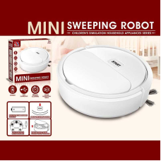 Робот-Пилосос 6838 A (150/2) вбудований акумулятор, автоматичний принцип роботи,  USB кабель, фільтр, щіточка, імітація роботи, в коробці