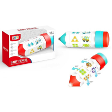 Розвивальна іграшка O 1999 (96/2) “Олівець“, підсвічування, веселі мелодії, обертання на 360°, в коробці