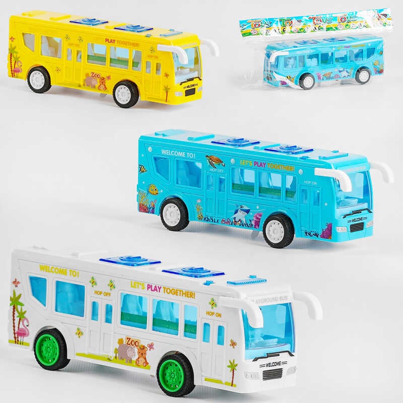 Автобус 999 (192/2) 3 види, світло, звук, інерція, в пакеті