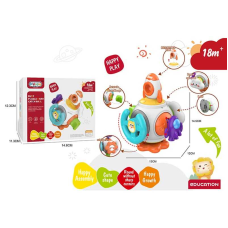 Розвиваюча гра 99-17 (120) “Космічна станція”, пискання, рухомі елементи, тріщання, заводні елементи, в коробці