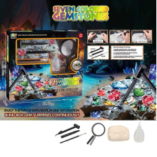 Розкопки 1112 C+ (48) гіпсовий блок, інструменти, збільшувальне скло, пляшечка для води, в коробці