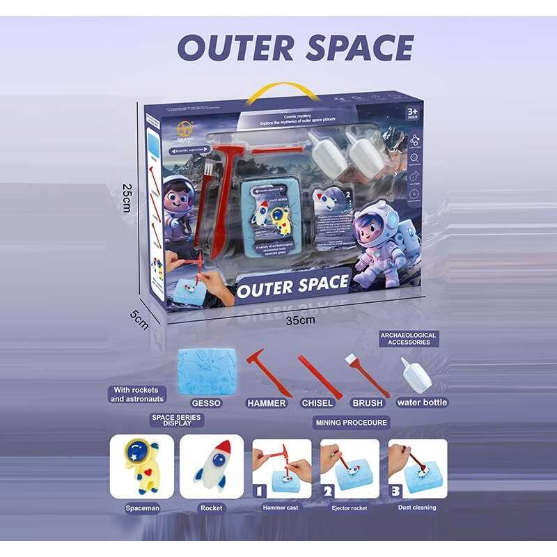 Розкопки MLGB 04-2 (60) інструменти, гіпсовий брикет, в коробці