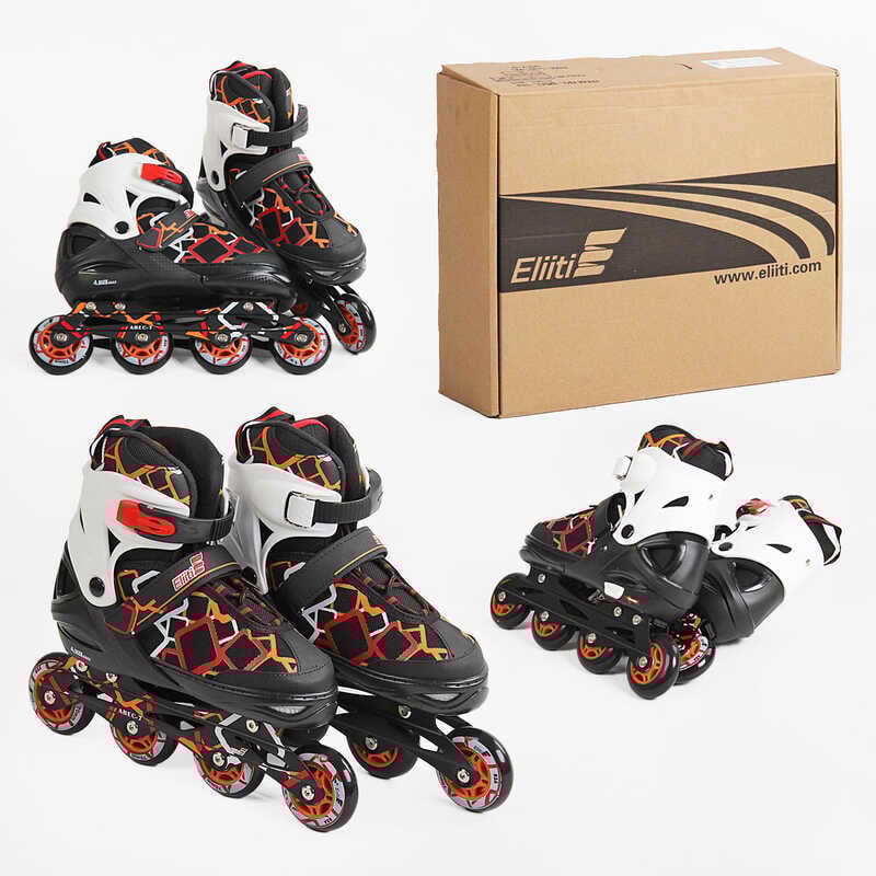 Ролики 53210-XL розмір 42-45 (6) колеса PU, d коліс – 7 см, устілка 27-29 см, в коробці Ролики 53210-XL розмір 42-45 (6) колеса PU, d коліс – 7 см, устілка 27-29 см, в коробці