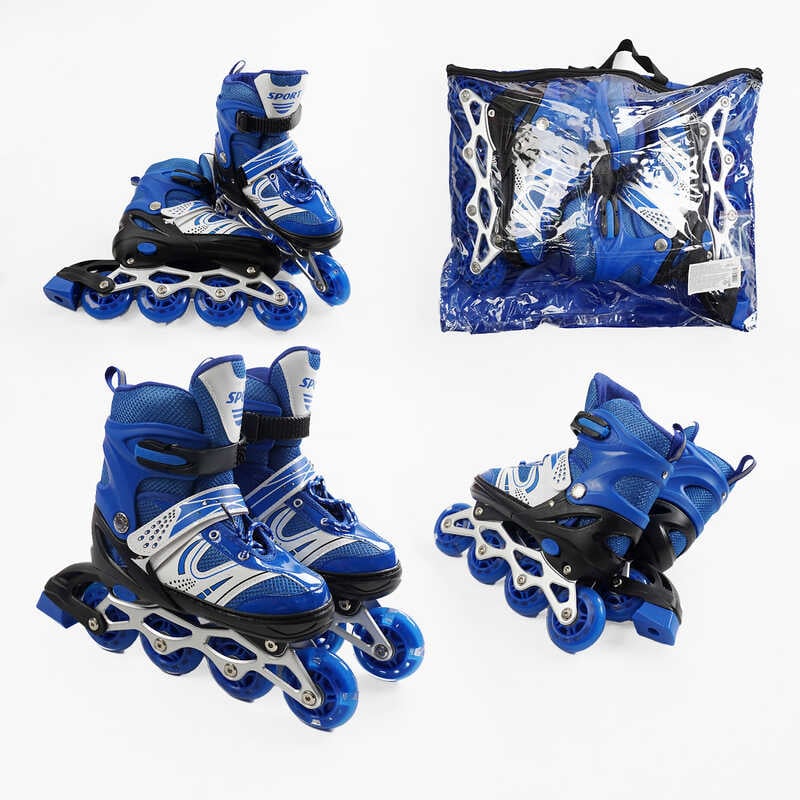 Ролики 59038-М /розмір 34-38/ колір – СИНІЙ  