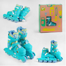 Ролики 76933-XS розмір 26-29 (6) колір СИНІЙ, колеса PU, устілка – 15-16.5 см, d колес – 6 см, в коробці