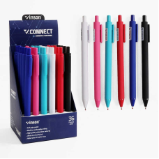 Ручка C 71971 (40) ЦІНА ЗА 36 ШТУК В БЛОЦІ, кулькова, синя паста, в коробці