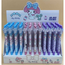 Ручка C 72641 (24) ЦІНА ЗА 60 ШТУК В БЛОЦІ, гелева, синя паста, в коробці