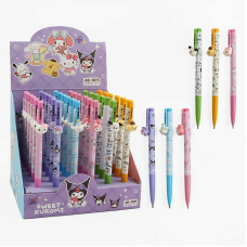 Ручка C 72642 (36) ЦІНА ЗА 36 ШТУК В БЛОЦІ, герой, кулькова, синя паста, у коробці