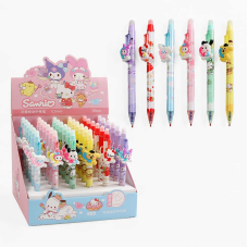 Ручка C 72648 (48) ЦІНА ЗА 36 ШТУК В БЛОЦІ, герой, гелева, синя паста, стирається, у коробці