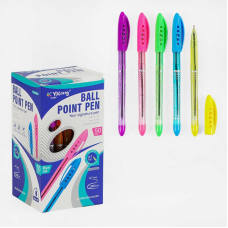 Ручка С 62097 (80) кулькова, синя паста, в коробці, ЦІНА ЗА 50 ШТУК В БЛОЦІ