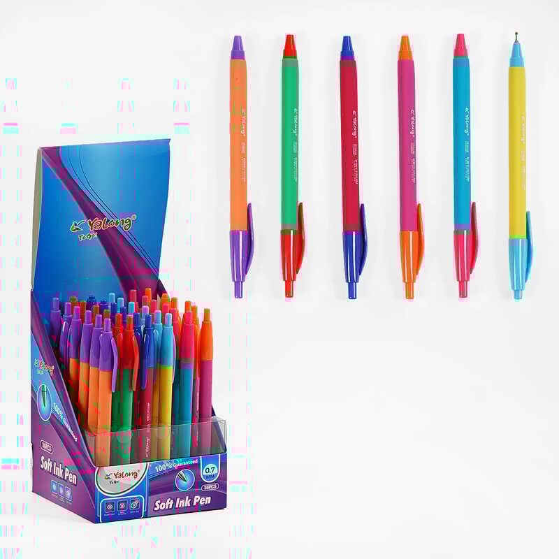 Ручка С 62104 (40) кулькова, синя паста, в коробці, ЦІНА ЗА 36 ШТУК В БЛОЦІ