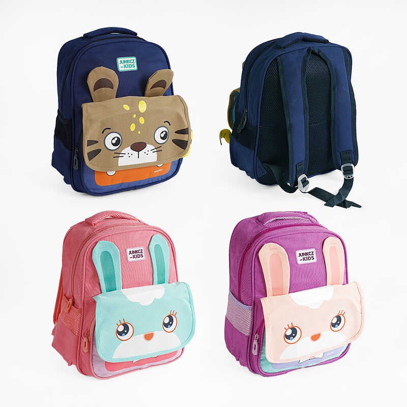 Рюкзак C 62563 (40) 3 види, ВИДАЄТЬСЯ ТІЛЬКИ МІКС ВИДІВ, висота 36 см, в пакеті