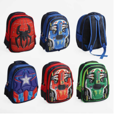 Рюкзак C 65482 (24) регульовані лямки, 2 відділення, в пакеті, ВИДАЄТЬСЯ ТІЛЬКИ МІКС ВИДІВ