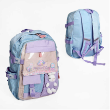 Рюкзак C 65503 (50) 2 відділення, регульовані лямки, світловідбивні елементи