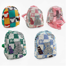 Рюкзак C 68114 (300) висота - 18, 5 см, одне відділення, регульовані ремінці, ручка-тримач, ВИДАЄТЬСЯ ТІЛЬКИ МІКС ВИДІВ, у пакеті
