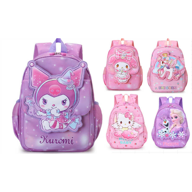 Рюкзак C 71650 (100) 5 видів, 25х13х32 см, 1 відділення, 1 внутрішня кишеня, 1 зовнішня, 2 бокові, в пакеті, ВИДАЄТЬСЯ МІКС 