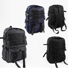 Рюкзак C 72796 (40) 3 кольори, розміри: 30х12х44 см, 1 відділення, 4 кишені, на блискавці, в пакеті, ВИДАЄТЬСЯ ТІЛЬКИ МІКС ВИДІВ