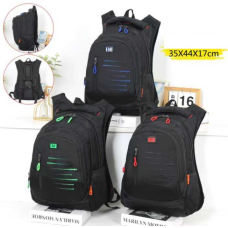 Рюкзак C 72797 (50) 3 види, 35х17х44 см, ортопедична спинка, 3 відділення, 2 бокові й 1 передня кишені, регульовані ремінці, в пакеті, ВИДАЄТЬСЯ МІКС 