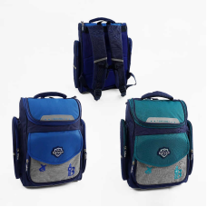 Рюкзак C 72817 (50) 2 кольори, розмір: 37х19х46 см, 1 відділення, 3 кишені, нагрудний ремінь, регульовані лямки, на блискавці, в пакеті