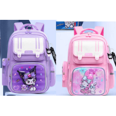 Рюкзак C 72821 (50) 2 види, 2 відділення, 3 кишені, на блискавці, розділювач, клапан, нагрудний ремінь, світловідбивні елементи, брелок, в пакеті