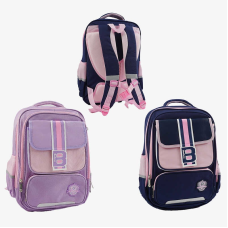 Рюкзак C 72826 (50) 2 кольори, розмір: 34х18х46 см, 2 відділення, 4 кишені, нагрудний ремінь, регульовані лямки, на блискавці, в пакеті