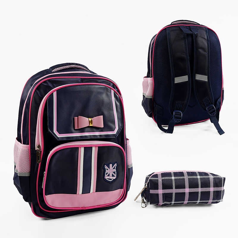 Рюкзак C 72836 (50) розмір: 33х20х45, 2 відділення, 3 кишені, на блискавці, гаманець, в пакеті