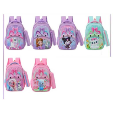 Рюкзак C 72858 (120) розмір: 29х15х38 см, 2 відділення, 2 кишені, на блискавці, пластикові вставки, пенал, в пакеті, ВИДАЄТЬСЯ МІКС ВИДІВ