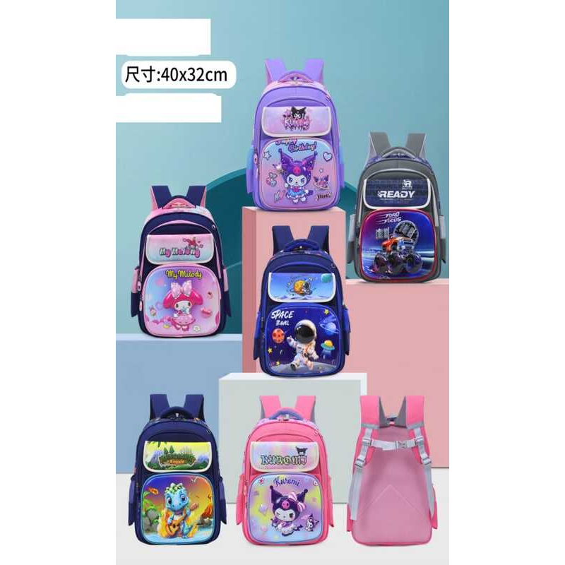 Рюкзак C 72865 (30) 6 видів, 2 відділення, 2 бокові й 2 передні кишені, регульовані ремінці, в пакеті, ВИДАЄТЬСЯ МІКС 