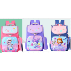 Рюкзак C 72897 (120) розмір: 27х14х44 см, 1 відділення, 3 кишені, на блискавці, пластикові вставки, пенал, в пакеті, ВИДАЄТЬСЯ МІКС ВИДІВ