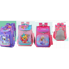 Рюкзак C 72901 (120) розмір: 25х16х44 см, 1 відділення, 3 кишені, на блискавці, пластикові вставки, пакет, в пакеті, ВИДАЄТЬСЯ МІКС ВИДІВ