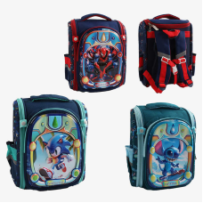 Рюкзак C 72905 (120) розмір: 28х17х33 см, герой, 1 відділення, 3 кишені, регульовані лямки, на блискавці, в пакеті, ВИДАЄТЬСЯ ТІЛЬКИ МІКС ВИДІВ