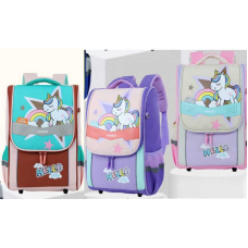 Рюкзак C 72908 (120) розмір: 29х13х38 см, 1 відділення, 2 кишені, регульовані лямки, на блискавці, в пакеті,  ВИДАЄТЬСЯ ТІЛЬКИ МІКС ВИДІВ