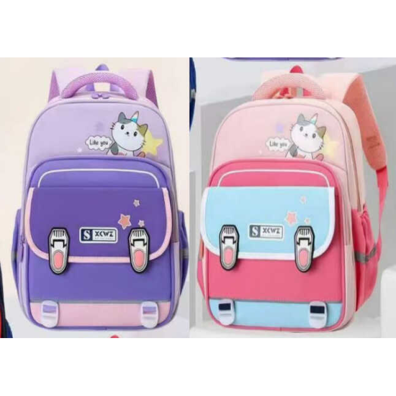 Рюкзак C 72909 (120) 2 види, розмір - 28х14х38.5 см, 2 відділення, розділювач, кишені, світловідбивні елементи, клапан, в пакеті 