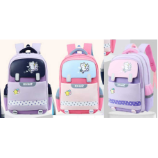 Рюкзак C 72911 (120) 3 види, розмір - 26х17х42 см, 2 відділення, розділювач, кишені, нагрудний ремінь, світловідбивні елементи, клапан, в пакеті, ВИДАЄТЬСЯ ТІЛЬКИ МІКС ВИДІВ