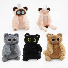 Рюкзак M 18289 (200) “Котик“, висота 35см, 1 містке відділення, знімні регульовані ремінці, ВИДАЄТЬСЯ МІКС ВИДІВ